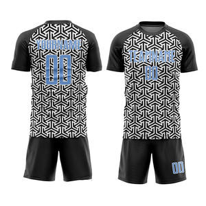 OEM ODM Soccer Jersey Set 100% Polyester Sublimation Breathable Quick Dry Anti Bacterial Custom Name Number Teamwear Soccer Kit - Product Image 1