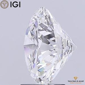Statement Maker 4,50 CT CVD Lab Grown Diamond 10,73 MM Corte redondo E Color VS1 Clarity IGI Certified Jewelry Goals para un diseño atrevido - Product Image 4