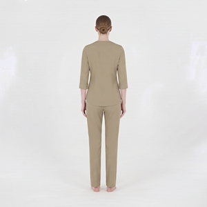 Vente en gros de tenues d'hôpital pour femmes en deux pièces, uniforme médical, infirmière, salle d'opération, vêtements de travail chirurgicaux - Product Image 6
