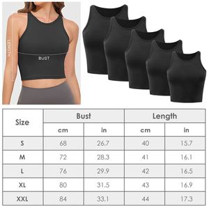 Top Corto sin Mangas para Mujer con Cuello Alto y Diseño de Espalda Cruzada, Lavable a Máquina, Ideal para Entrenamiento en Verano - Product Image 5
