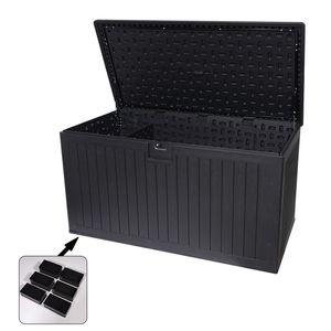 Extra Large 230-Gallon Resin Outdoor Deck <b>Box</b> Waterproof <b>Storage</b> Container for Patio Furniture <b>Lockable</b> <b>Storage</b> Containers - Product Image 1