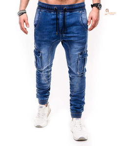 Pantalon en jean stretch respirant pour homme, coupe droite, effet délavé au laser, design de créateur, vente en gros directe usine, meilleur prix, mode personnalisée, OEM, prix abordable - Product Image 2