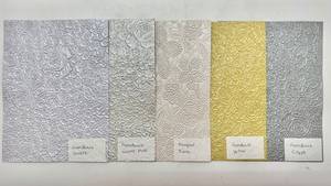 Metallic Embossed Paper Luxury Foil Stamped Craft Sheet Shimmer Stationery <b>Wedding</b> Invitation <b>Card</b> Making Decorative Paper - Product Image 2