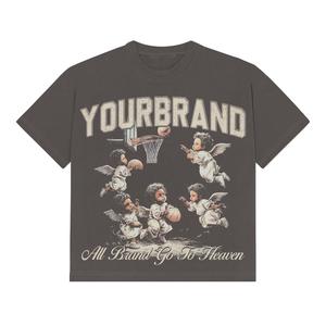 Camisetas de Hombre con Cuello Redondo 100% Algodón, Corte Holgado, Personalización Premium de Calidad Única 2026, Precios al por Mayor - Product Image 2