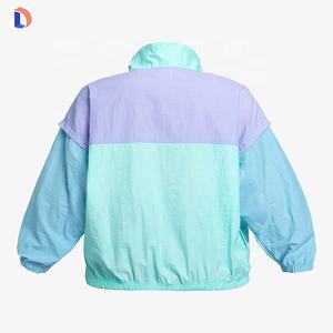 แจ็คเก็ตกันลมผ้าไนลอนโพลีเอสเตอร์ซับในแบบสตรีทแวร์มีฮู้ดแนวฮาราจูกุแนววินเทจ - Product Image 2