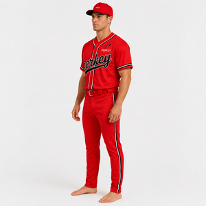 Uniforme de Béisbol con Material Deportivo de Secado Rápido, Paneles de Malla Transpirable, Construcción Elástica, Ajuste Atlético Cómodo - Product Image 3