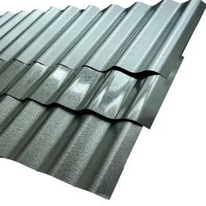 Hot Selling DX51D SPCC Tiles Convex Steel Galvanized Galvalume Trapezoidal 0.26mm Roofing Sheet