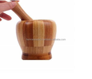 Trituradoras de especias de bambú con logotipo personalizado a granel al por mayor, herramientas de especias en caja para uso de hierbas y sal, características en stock - Product Image 2