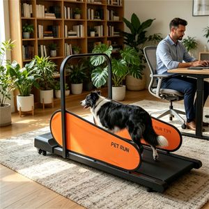 Tapis Roulant per Cani da 2,5 HP a Doppio Uso, Macchina per la Corsa di Animali Domestici per Cani di Piccola e Media Taglia, 1 km/h con Telecomando e Display LED per Palestra Domestica - Product Image 5
