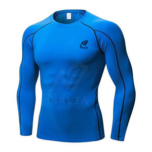 Camisetas de compresión transpirables para hombre más vendidas en stock, camisetas de compresión para hombre a bajo precio en venta - Product Image 2