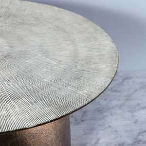 Artículo Destacado: Mesa de Centro Contemporánea con Tapa en Espiral, Mueble Moderno para Sala de Estar, Mesa Decorativa - Product Image 2