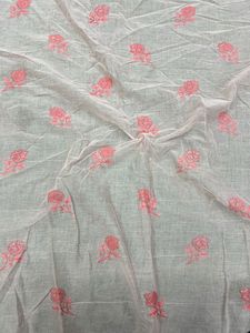 Tela Chanderi Bordada de Alta Calidad, Material Chanderi de Diseño para Saree, Kurti y Traje Salwar - Product Image 5