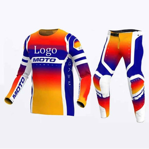 Ensemble de maillot et pantalon de motocross personnalisés par sublimation - Vente en gros - Équipement de course MX pour moto tout-terrain - Combinaison de moto tout-terrain OEM - Product Image 1