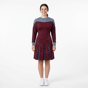 Uniformes de cheerleading 2026 en maille avec maille extensible géométrique pour équipes de cheerleading compétitives, fabrication OEM - Product Image 5