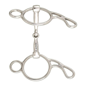 Horse Bits Snaffle Stainless Steel Mouth Ring Bit Green Orange Beads <b>Equestrian</b> Riding Equipment - Product Image 2