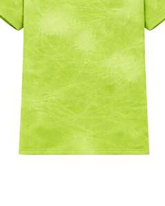 Green Ice Dye T Shirt Men Round Neck Short Sleeve Cotton Casual Streetwear Vintage <b>Wash</b> Custom OEM Wholesale Tee Apparel Exports - Product Image 6