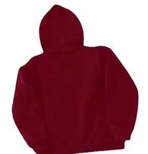 <b>Men's</b> Regular Fit <b>Red</b> Fleece Hoodie Zipper Front Casual Hooded <b>Sweatshirt</b> 100% Cotton Breathable Quick Dry Pocket Autumn Wear - Product Image 2