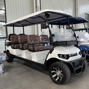 Carrito de Golf Eléctrico Todoterreno de 4 Ruedas con Techo Abierto para Áreas Panorámicas, Atracciones Turísticas, Desarrollos Residenciales y Hoteles, 30 km/h, 80-150 - Product Image 1