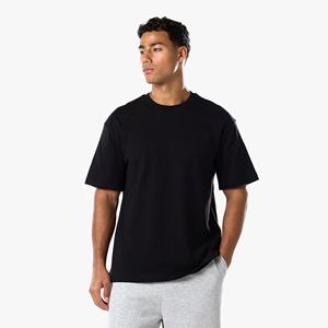 Camiseta de algodón de manga corta para hombre, estilo hipster, para gimnasio, culturismo, informal, lisa, cuello redondo, ajustada. - Product Image 6