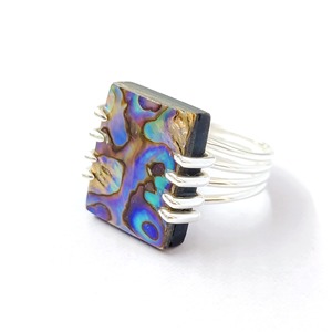 Bague de mode en coquille d'ormeau (7,4 grammes) - Product Image 1