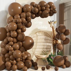 Amandir Kit Ghirlanda Arco di Palloncini in Lattice Marrone Neutro Boho da 153 Pezzi, 18 12 10 5 Pollici, per Feste - Product Image 3