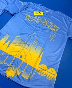 Jersey de Béisbol Personalizado de Edición Limitada de los Red Sox con Degradado, Jersey de Sublimación Unisex para Béisbol y Sóftbol - Product Image 1