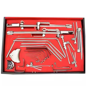 Azicon's Complete Thompson Retractor Set <b>Table</b> Mounted Self Retaining Abdominal Surgical Frame Visceral Exposure System - Product Image 1