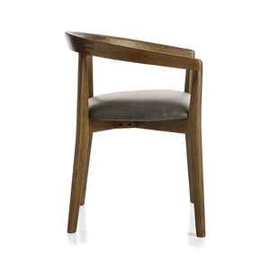 Silla de Comedor Moderna de Madera de Teca Sólida con Asiento Tapizado para Hotel, Restaurante y Hogar, Directo de Fábrica - Product Image 6