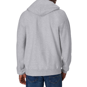Sudadera con Capucha para Hombre, Color Sólido, Corte Regular, Felpa de Algodón, Informal, para Otoño, con Bolsillo Delantero y Capucha con Cordón Ajustable - Product Image 5