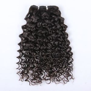 Paquete de Cabello Rizado Natural Indio de 10 Pulgadas, Negro Natural, Cabello Humano de Una Sola Capa, Trama Suave y Elástica, Extensiones de Cabello Rizado con Puntas Gruesas, Teñible - Product Image 2