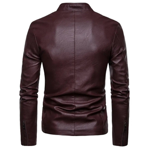 <b>Men</b> s <b>Leather</b> <b>Jacket</b> Genuine Lambskin Bomber <b>Jacket</b> <b>Men</b> <b>Brown</b> with Collar Premium <b>Leather</b> <b>Jacket</b> <b>Men</b> - Product Image 3