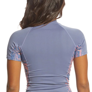 Comfortable Women spandex polyester Rash guards Women Gym Rash Guard OEM Custom Printing Sublimation Fitness Sports Wear - Product Image 2
