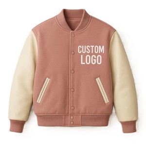 Chaqueta Varsity Personalizada con Cuerpo de Lana y Mangas de Cuero, Chaqueta Varsity de Invierno de Corte Regular Personalizada con Logotipo Bordado, Chaqueta Lettermen - Product Image 6