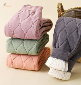 Nouveaux essentiels d'uniformes scolaires vintage automne/hiver pour enfants : Leggings épaissis 100 % coton écologiques pour garçons et filles - Product Image 1