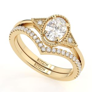 Anillo de Compromiso de Oro Rosa con Corte Ovalado y Diamante Cultivado en Laboratorio - Hermoso Regalo de Boda y Aniversario para Mujer - Product Image 6