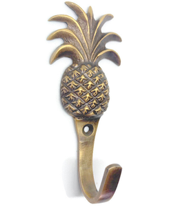 Gancho de Latón Decorativo Personalizado, Nuevo Gancho de Latón Artesanal, Decoración de Pared de Estilo Antiguo, Gancho Dorado - Product Image 5