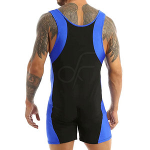 ชุดนักมวยปล้ำไซส์ใหญ่แบบใหม่ บริการ OEM ออกแบบเองได้ ผลิตจากโพลีเอสเตอร์ 100% - Product Image 3