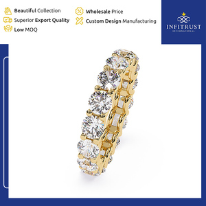 Excellent VVS Clarity DEF Color Handcrafted 925 Sterling <b>Silver</b> <b>Solitaire</b> Diamond <b>Rings</b> from Leading India Origin Manufacturer - Product Image 2