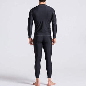 Camiseta Deportiva de Manga Larga para Hombre, Protección UV, Antibacterial, Ecológica, para Gimnasio, Fitness, MMA, BJJ, Compresión - Product Image 6