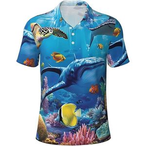 Camiseta Polo de Poliéster para Hombre, Estampada, Informal, para Fiestas, Diseño Personalizado a Todo Color, Transpirable - Product Image 1