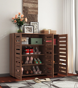 Porte-bagages en bois massif de qualité supérieure avec étagère à chaussures pour la maison et l'hôtel, meuble de rangement pour chaussures pour l'entrée de la maison - Product Image 1