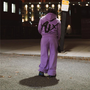 Meilleurs fabricants de vêtements pakistanais, survêtement à capuche personnalisé, lavage vintage, imprimé délavé au soleil, coton lourd, respirant, rapide - Product Image 6