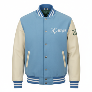 Veste universitaire à capuche de style américain durable avec logo frontal en lettres chenille, style streetwear viral, streetwear d'hiver - Product Image 1