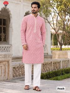 Pyjama élégant Kurta pour hommes par l'exportateur en gros Fabzone - Product Image 3