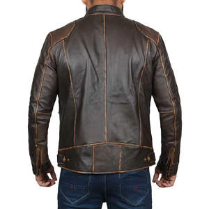 Nouvelle Arrivée Vente en Gros Veste en Cuir Homme à Prix Abordable – Blouson en Cuir Décontracté Très Demandé pour Homme - Product Image 3
