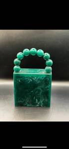 Beautiful Resin Ladies Clutch <b>Bag</b> with Elegant Brightness Design Handmade for Thanksgiving Personalization Feature - Product Image 6