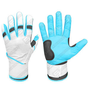 Guantes de Béisbol de Cuero con Puño Largo Personalizados de Fábrica SAAR INDUSTRIES, Cierre de Velcro, Ecológicos y de Secado Rápido - Product Image 1