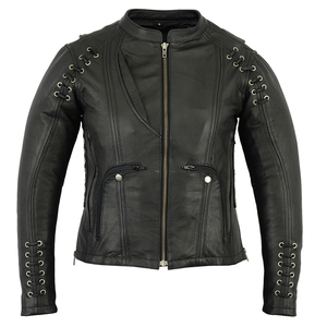 Chaqueta de Cuero Clásica para Hombre, Estilo Motero, Cuero Genuino Premium, Cómoda para Motociclismo, Prenda Exterior de Moda para Uso Diario - Product Image 5
