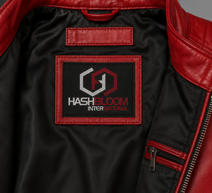 Veste en cuir d'hiver décontractée de qualité supérieure pour hommes, 100% cuir de vache véritable, écologique, logo personnalisé sur le devant, OEM - Product Image 6