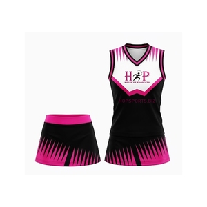 Uniformes de cheerleading personnalisés, impression par sublimation, fabrication OEM ODM, usine de vente en gros d'uniformes de cheerleading - Product Image 2
